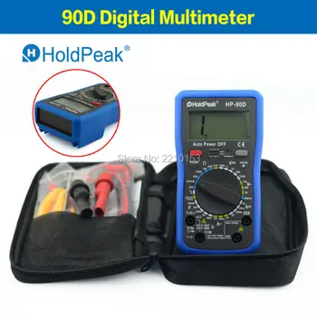 HoldPeak HP-90D 1000V&20A Digital Multimeter Meter Temperature/Frequency/Capacitance Tester 90D
HoldPeak HP-90D 1000V&20A Digital Multimeter Meter Temperature/Frequency/Capacitance Tester 90D