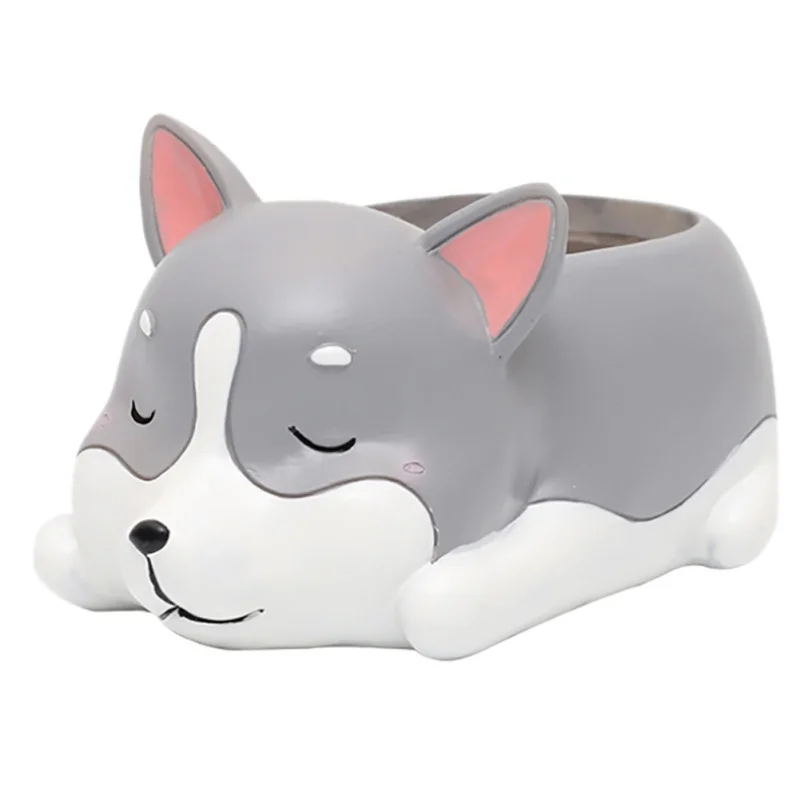 Cute Cartoon Dogs Flower Vase Creative Pot Plants Decoration Dogs Resin Vase Succulent Sleeping Planters
Cute Cartoon Dogs Flower Vase Creative Pot Plants Decoration Dogs Resin Vase Succulent Sleeping Planters