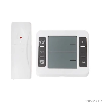 Wireless Digital Audible Alarm Refrigerator Thermometer with 1PC Sensor Min/Max Display Indoor Outdoor Thermometer
Wireless Digital Audible Alarm Refrigerator Thermometer with 1PC Sensor Min/Max Display Indoor Outdoor Thermometer