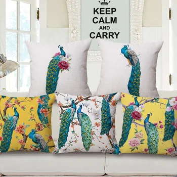 decorative peacock cushion cover new 2017 almofadas for home office sofa couch flower throw pillow case 45cm cotton linen cojine
decorative peacock cushion cover new 2017 almofadas for home office sofa couch flower throw pillow case 45cm cotton linen cojine