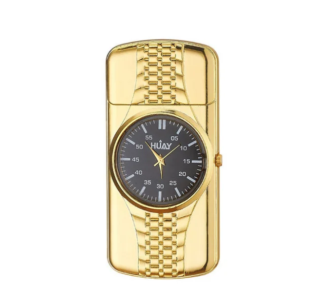 2019 Mini USB Clock Charging Lighter Flameless Luxury Gold Metal Men Smoking Lighter Birthday Gift LFB458
2019 Mini USB Clock Charging Lighter Flameless Luxury Gold Metal Men Smoking Lighter Birthday Gift LFB458