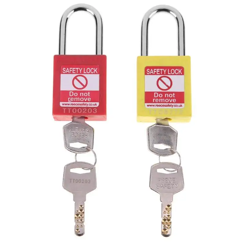 Security Engineering Anti-fire ABS shell Padlock Pure Copper Core Door Safety Lock keyed padlock with 2Keys foryellow and red
Security Engineering Anti-fire ABS shell Padlock Pure Copper Core Door Safety Lock keyed padlock with 2Keys foryellow and red