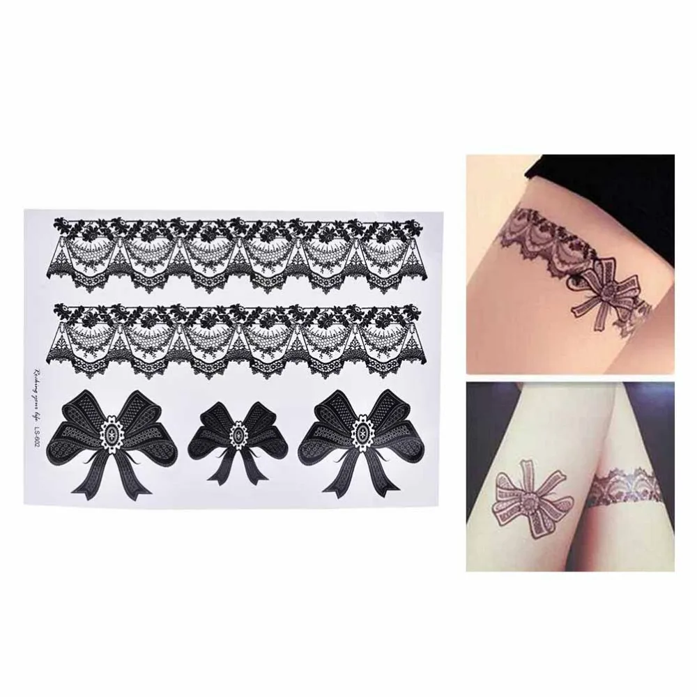 1pcs Water Transfer Sexy Lace Stocking Fake Flash Tattoo for Girl Women Waterproof Temporary Tattoo Sticker on Body Leg
1pcs Water Transfer Sexy Lace Stocking Fake Flash Tattoo for Girl Women Waterproof Temporary Tattoo Sticker on Body Leg