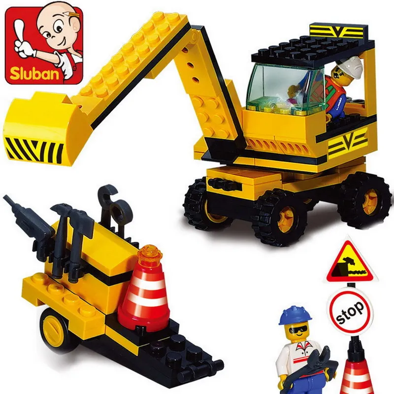9600 Sluban Excavator Engineering Truck Model Building Blocks Enlighten Action DIY Figure Toys For Children Christmas Gift
9600 Sluban Excavator Engineering Truck Model Building Blocks Enlighten Action DIY Figure Toys For Children Christmas Gift