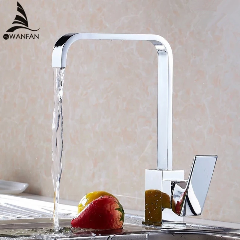 360 Swivel Spout Kitchen Faucet Modern Single Handle Single Hole Sink Taps Chrome Finish Deck Mounted Mixer Water Tap GYD-5106L
360 Swivel Spout Kitchen Faucet Modern Single Handle Single Hole Sink Taps Chrome Finish Deck Mounted Mixer Water Tap GYD-5106L
