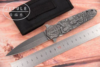 JUFULE Custom Crusader 9Cr18MoV folding camp hunt pocket Survival EDC tool Tactical outdoor flipper fruit Utility kitchen knife
JUFULE Custom Crusader 9Cr18MoV folding camp hunt pocket Survival EDC tool Tactical outdoor flipper fruit Utility kitchen knife