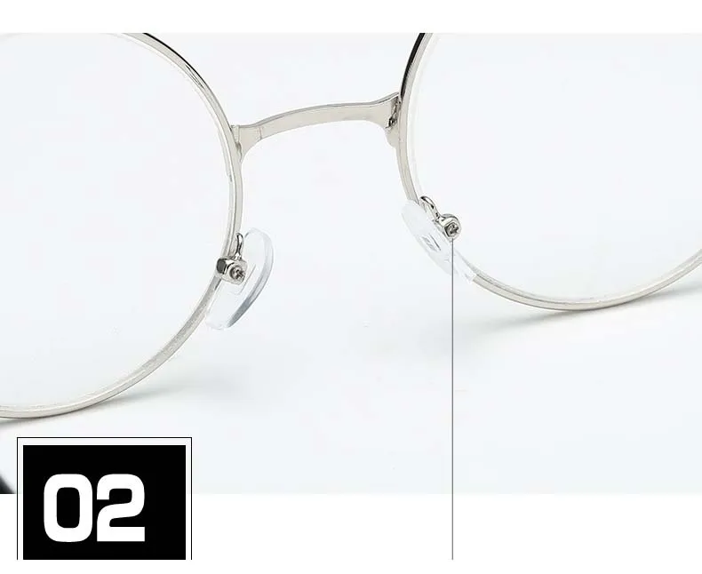 Okrągłe okulary Retro kobieta mężczyzna krótkowzroczność metalowa Ramka 19 HTB1X0ynah rK1RkHFqDq6yJAFXa3