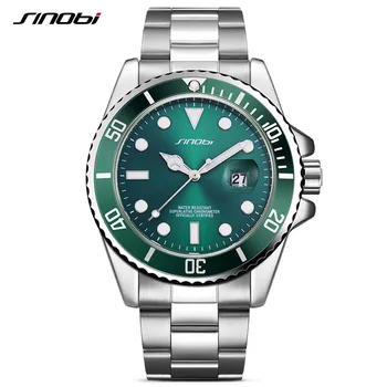 SINOBI Top luxury Brand Quartz Watch Men's Waterproof Date Stainless Steel Band Sports Quartz-Watch Golden relogio masculino
SINOBI Top luxury Brand Quartz Watch Men's Waterproof Date Stainless Steel Band Sports Quartz-Watch Golden relogio masculino