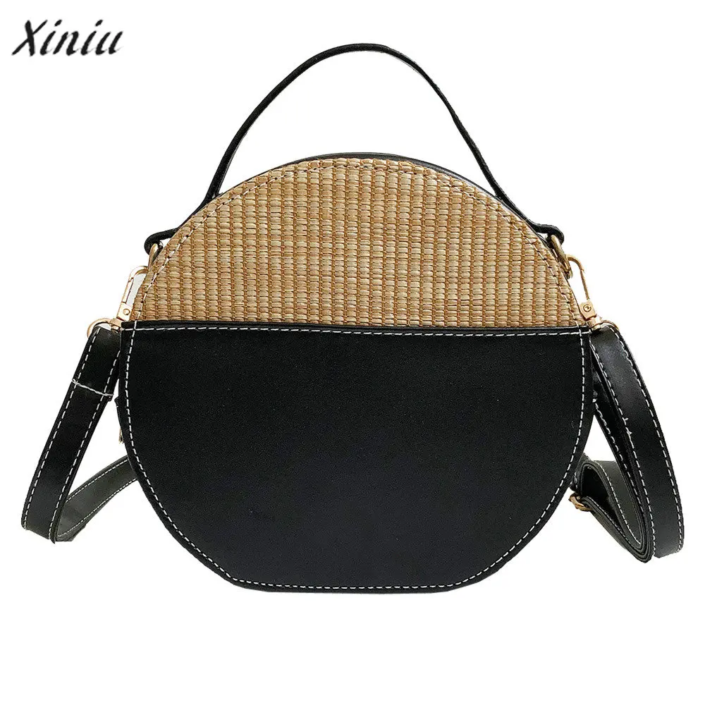 xiniu Vintage High Quality Crossbody Bags Simple Weave Round Tote Handbags Shoulder Bag Luxury Handbags Women Bags Designer
xiniu Vintage High Quality Crossbody Bags Simple Weave Round Tote Handbags Shoulder Bag Luxury Handbags Women Bags Designer