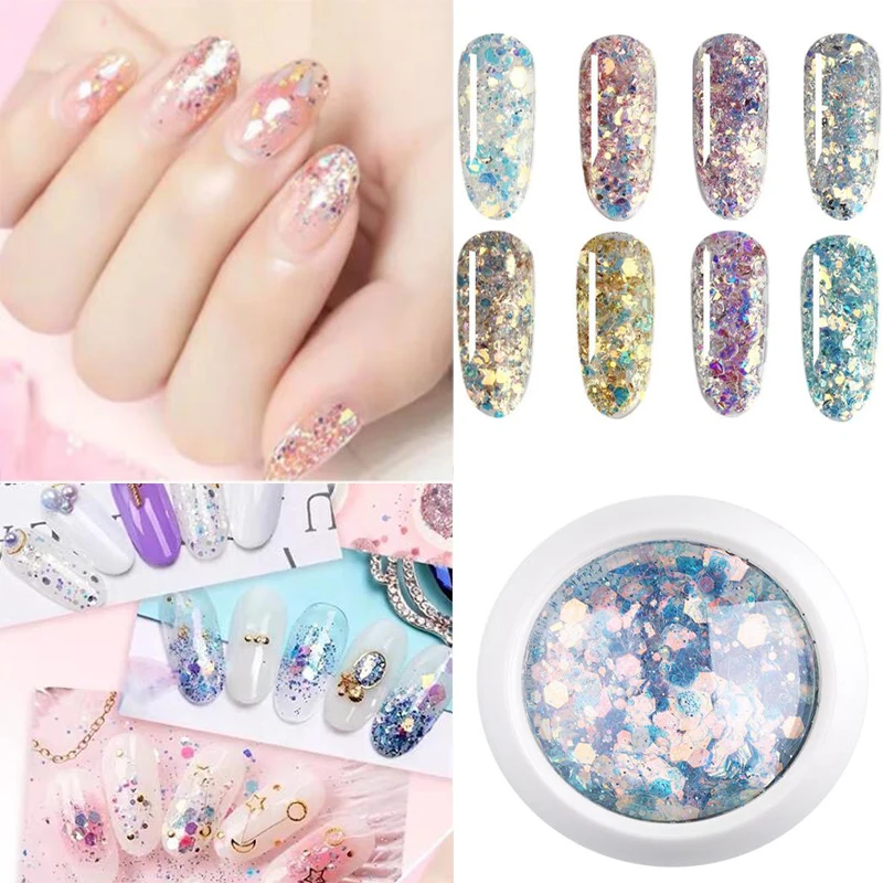 1 Box Nail Mermaid Glitter Flakes Sparkly 3D Hexagon Colorful Sequins Spangles DIY Charm Manicure Nails Art Decoration
1 Box Nail Mermaid Glitter Flakes Sparkly 3D Hexagon Colorful Sequins Spangles DIY Charm Manicure Nails Art Decoration