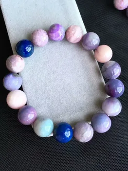Certificate Natural Blue Pink Colorful Sugilite South Africa Gemstone 14.5mm Round Beads Woman Bracelet AAAAA Drop shipping
Certificate Natural Blue Pink Colorful Sugilite South Africa Gemstone 14.5mm Round Beads Woman Bracelet AAAAA Drop shipping