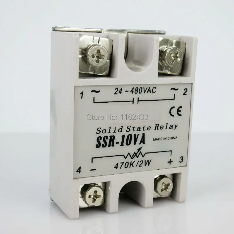 SSR-10VA single phase resistance to AC 10A 250V solid state voltage regulator 10VA SSR
SSR-10VA single phase resistance to AC 10A 250V solid state voltage regulator 10VA SSR