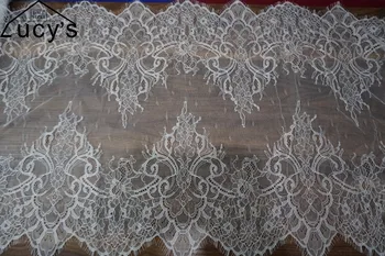 15 meters High quality wide lace trim and lace fabric Wholesale latest wedding veil lace trimming eyelash chantily lace
15 meters High quality wide lace trim and lace fabric Wholesale latest wedding veil lace trimming eyelash chantily lace