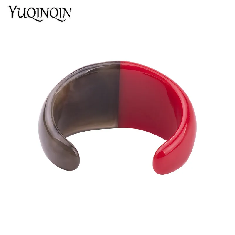 Classic Resin Cuff Open Fashion Bracelet Bangles for Women Mix Colors Acrylic Wide Geometric Bracelet Female Charm Party Jewelry
Classic Resin Cuff Open Fashion Bracelet Bangles for Women Mix Colors Acrylic Wide Geometric Bracelet Female Charm Party Jewelry