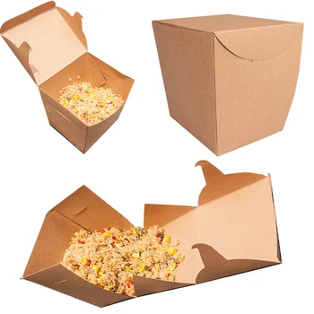 Food Grade Kraft Paper Food Packing Box Disposable Salad Breakfast Take-out Lunch Folding Box Environmental Kraft Box With Lid
Food Grade Kraft Paper Food Packing Box Disposable Salad Breakfast Take-out Lunch Folding Box Environmental Kraft Box With Lid
