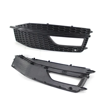 1 Pair Auto Car Front Bumper Lower Fog Light Lamp Grilles for A4L B9 S-Line 13-16 Driving Fog Lamp Covers
1 Pair Auto Car Front Bumper Lower Fog Light Lamp Grilles for A4L B9 S-Line 13-16 Driving Fog Lamp Covers