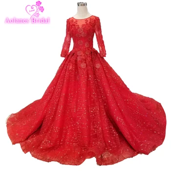 2019 New Red Long Prom Dresses Full Lace Crystals Long Sleeve Prom Evening Dress Party Gown Custom Made Real Styles Evening Gown
2019 New Red Long Prom Dresses Full Lace Crystals Long Sleeve Prom Evening Dress Party Gown Custom Made Real Styles Evening Gown