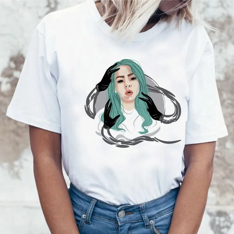 Billie Eilish T Shirt Women Female Femme Clothes Hip Hop Tshirt Ulzzang Funny Summer Casual Harajuku Ulzzang Streetwear T-shirt
Billie Eilish T Shirt Women Female Femme Clothes Hip Hop Tshirt Ulzzang Funny Summer Casual Harajuku Ulzzang Streetwear T-shirt