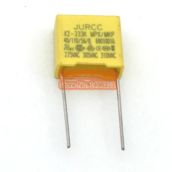 20pcs capacitor X2 capacitor 275VAC X2 Polypropylene film capacitor 0.033uF 33nF Pitch 10mm
20pcs capacitor X2 capacitor 275VAC X2 Polypropylene film capacitor 0.033uF 33nF Pitch 10mm