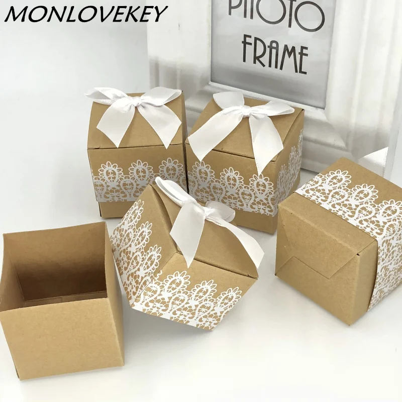 10pcs 5x5x5cm Lace Kraft Candy Box Gift Cake Candies Gift Packaging Boxes For Wedding Baby Shower Souvenirs Birthday Favors
10pcs 5x5x5cm Lace Kraft Candy Box Gift Cake Candies Gift Packaging Boxes For Wedding Baby Shower Souvenirs Birthday Favors