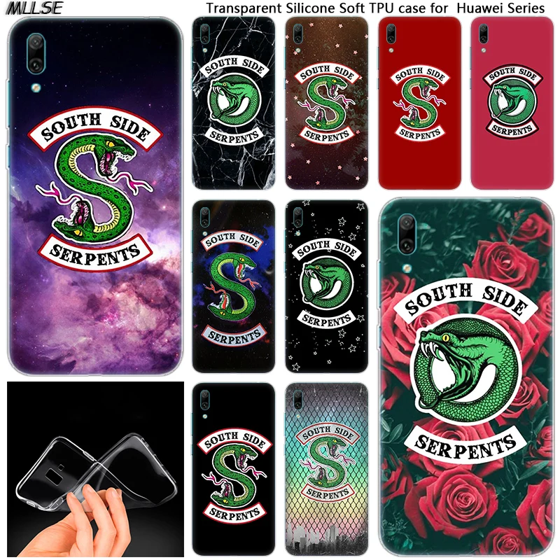 Riverdale South Side Serpents Logo Silicone Case for Huawei Mate 10 20 Lite Pro Enjoy 8 9E Y6 Pro Y5 2017 Y7 Pro Y9 2019 2018
Riverdale South Side Serpents Logo Silicone Case for Huawei Mate 10 20 Lite Pro Enjoy 8 9E Y6 Pro Y5 2017 Y7 Pro Y9 2019 2018