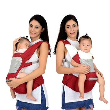 

Breathable Ergonomic carrier backpack Portable infant baby carrier Kangaroo hipseat heaps with sucks pad baby sling carrier wrap