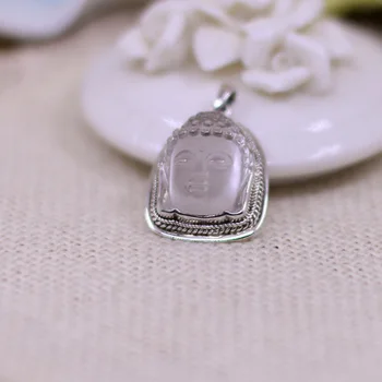 Character silver goods S925 jewelry wholesale fashion natural crystal women's beautiful pendant Shakya Mani
Character silver goods S925 jewelry wholesale fashion natural crystal women's beautiful pendant Shakya Mani
