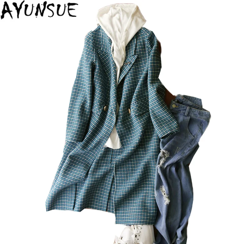 AYUNSUE Women Autumn Winter Coats Jackets Warm Double Side Wool Coat Windbreaker High Quality Long Coat Manteau Femme LX1876
AYUNSUE Women Autumn Winter Coats Jackets Warm Double Side Wool Coat Windbreaker High Quality Long Coat Manteau Femme LX1876