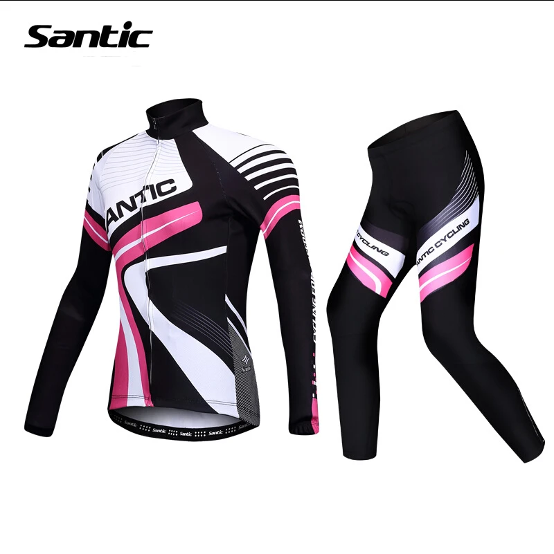 2019 Winter Fleece Long Sleeve Cycling Jersey Suits Woman Cycling Padded Bike Clothing Ciclismo Jersey Santic
2019 Winter Fleece Long Sleeve Cycling Jersey Suits Woman Cycling Padded Bike Clothing Ciclismo Jersey Santic