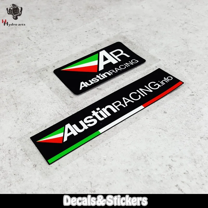 NO.L054 AUSTIN RACING Logo 3M Reflective Stickers MOTO GP Car Windshield Glass Sticker Waterproof Decals Racing Motorcycle
NO.L054 AUSTIN RACING Logo 3M Reflective Stickers MOTO GP Car Windshield Glass Sticker Waterproof Decals Racing Motorcycle