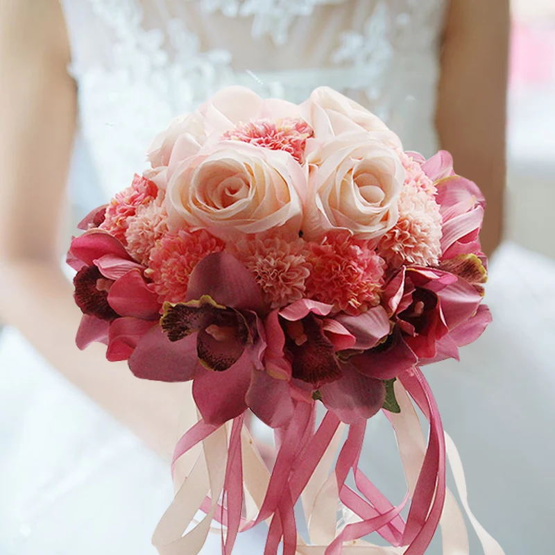 Romantic bride holding flowers simulation bouquet wedding photo props photography festival supplies handmade
Romantic bride holding flowers simulation bouquet wedding photo props photography festival supplies handmade