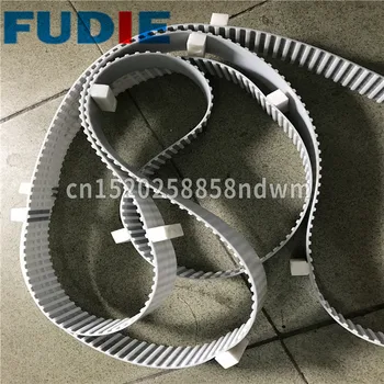 block covered guarantee quality steel cord connection jointed pu industrial timing belt