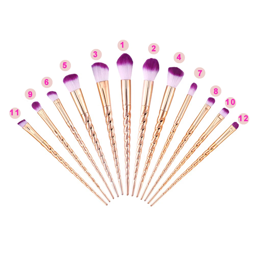 1pcs Gold Color Spiral Unicorn Diamond Matte Makeup Brushes Professional Set Facial Foundation Cosmetic Makeup Brush Kit
1pcs Gold Color Spiral Unicorn Diamond Matte Makeup Brushes Professional Set Facial Foundation Cosmetic Makeup Brush Kit