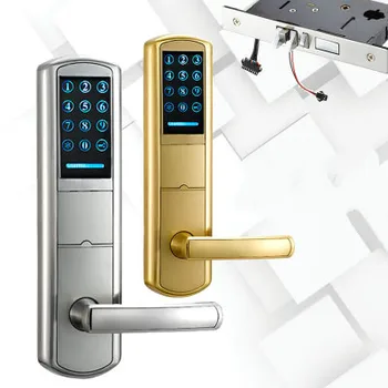 Intelligent Touch Screen Password Code Number Door Lock For Home Office Unlock By Card Or Mechanical Key Or Password Et916pw
Intelligent Touch Screen Password Code Number Door Lock For Home Office Unlock By Card Or Mechanical Key Or Password Et916pw