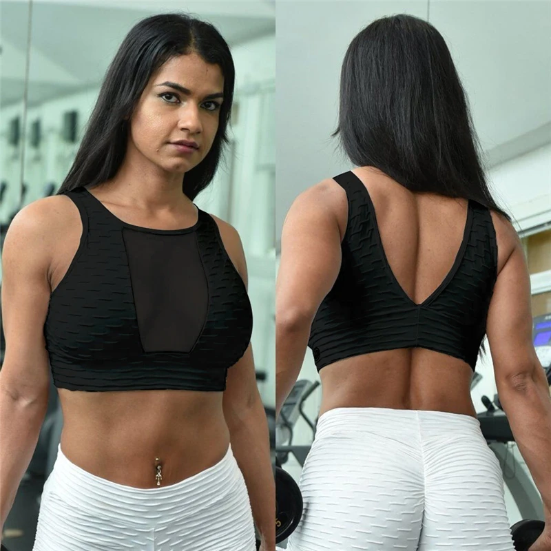 Sexy Women Sports Vest Running Bra Yoga Gym Workout Fitnes Vest Crop Top Mesh Breathable Backless Shapewear Sportswear
Sexy Women Sports Vest Running Bra Yoga Gym Workout Fitnes Vest Crop Top Mesh Breathable Backless Shapewear Sportswear