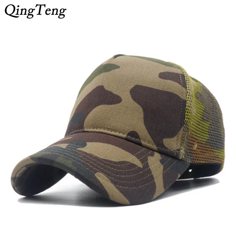 NEW Men Camo Mesh Baseball Caps for Spring Summer Outdoor Jungle Camouflage Net Base Ball Snpaback Hats Wholesale Mens Hat
NEW Men Camo Mesh Baseball Caps for Spring Summer Outdoor Jungle Camouflage Net Base Ball Snpaback Hats Wholesale Mens Hat
