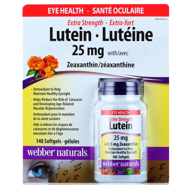 Lutein 25 mg with 5 mg zeaxanthin antioxidant to help maintain healthy eyesight 140 pcs
Lutein 25 mg with 5 mg zeaxanthin antioxidant to help maintain healthy eyesight 140 pcs