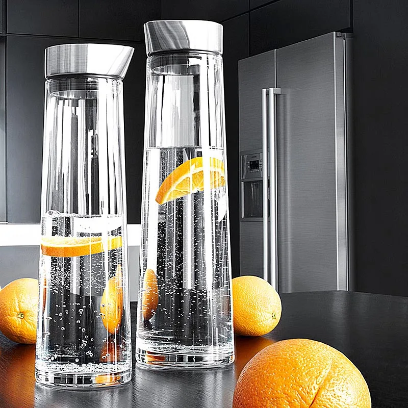 Glass cup with stainless steel lid Juice glass Cold Water bottle Milk bottle High temperature resistant water jug for home decor
Glass cup with stainless steel lid Juice glass Cold Water bottle Milk bottle High temperature resistant water jug for home decor