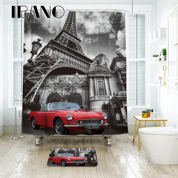 IBANO Eiffel Paris City Scenery Shower Curtain Waterproof Polyester Fabric Bath Curtain For The Bathroom Decoration
IBANO Eiffel Paris City Scenery Shower Curtain Waterproof Polyester Fabric Bath Curtain For The Bathroom Decoration