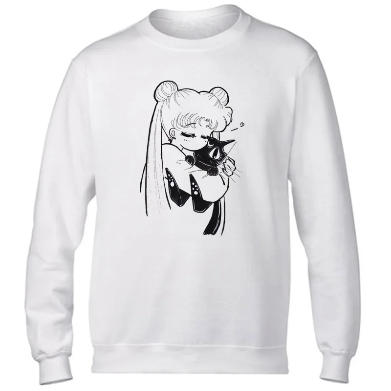sailor moon harajuku casual print 2017 autumn long sleeve pullovers sweather o-neck white hoody sweatshirt women tops
sailor moon harajuku casual print 2017 autumn long sleeve pullovers sweather o-neck white hoody sweatshirt women tops