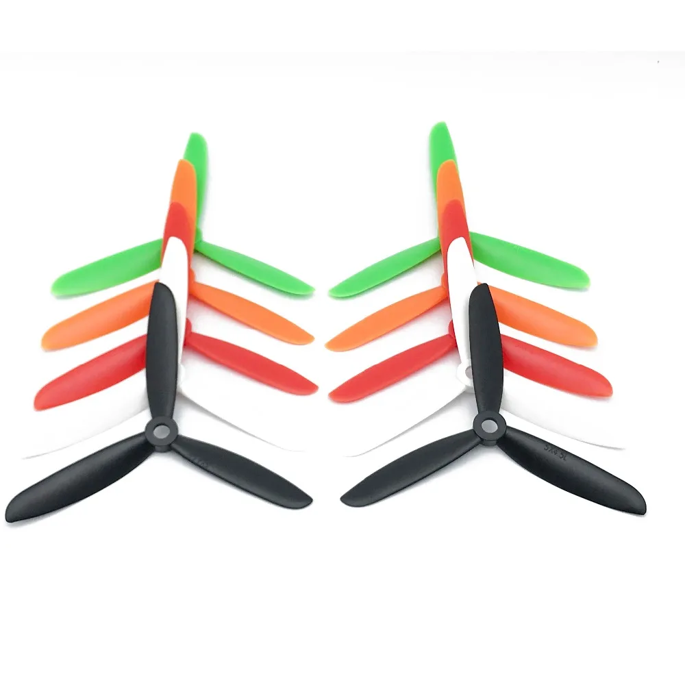 4 Pairs 8pcs 4045/5045/6045 3 blades Bullnose Propeller 8pcs CW /CCW Propeller for 250 FPV Racing drone Quadcopter ZMR210 250
4 Pairs 8pcs 4045/5045/6045 3 blades Bullnose Propeller 8pcs CW /CCW Propeller for 250 FPV Racing drone Quadcopter ZMR210 250