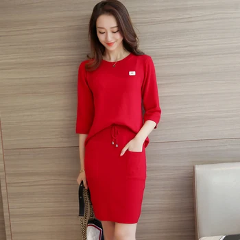 Autumn Winter Sexy Slim Knitted Woman Set Knitted Sweater Warm Solid Two Piece Set Woman Suit Knitted Dress LJ0924
Autumn Winter Sexy Slim Knitted Woman Set Knitted Sweater Warm Solid Two Piece Set Woman Suit Knitted Dress LJ0924