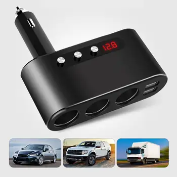 Adeeing 12V-24V Car Cigarette Lighter Socket Splitter Plug USB Charger Adapter 3.1A 120W Detection For Phone MP3 DVR Accessories
Adeeing 12V-24V Car Cigarette Lighter Socket Splitter Plug USB Charger Adapter 3.1A 120W Detection For Phone MP3 DVR Accessories