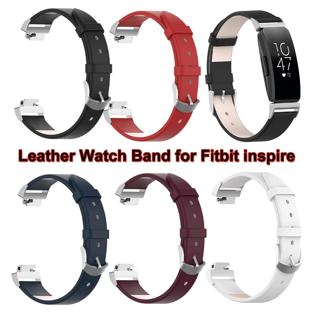 Luxury Soft Genuine Leather Watch Band Wristbands Bracelet Replacement Straps for Fit bit inspire / inspire HR High Quality
Luxury Soft Genuine Leather Watch Band Wristbands Bracelet Replacement Straps for Fit bit inspire / inspire HR High Quality