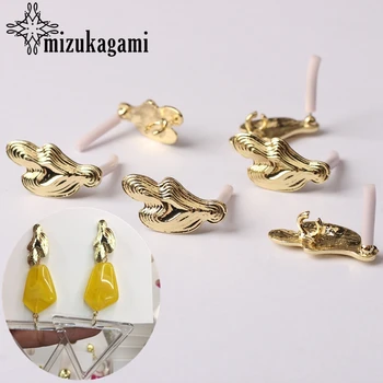 Zinc Alloy Golden Plated Conch Shell Earrings Base Connectors 6pcs/lot For DIY Fashion Drop Earrings Jewelry Making Accessories
Zinc Alloy Golden Plated Conch Shell Earrings Base Connectors 6pcs/lot For DIY Fashion Drop Earrings Jewelry Making Accessories