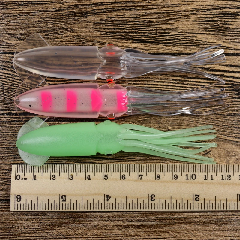4pcs 12cm 10g Colorful DIY Rigs Soft Squid Octopus Skirt Wobbler Lures Jigging Game Saltwater Fishing Artificial Bait
4pcs 12cm 10g Colorful DIY Rigs Soft Squid Octopus Skirt Wobbler Lures Jigging Game Saltwater Fishing Artificial Bait
