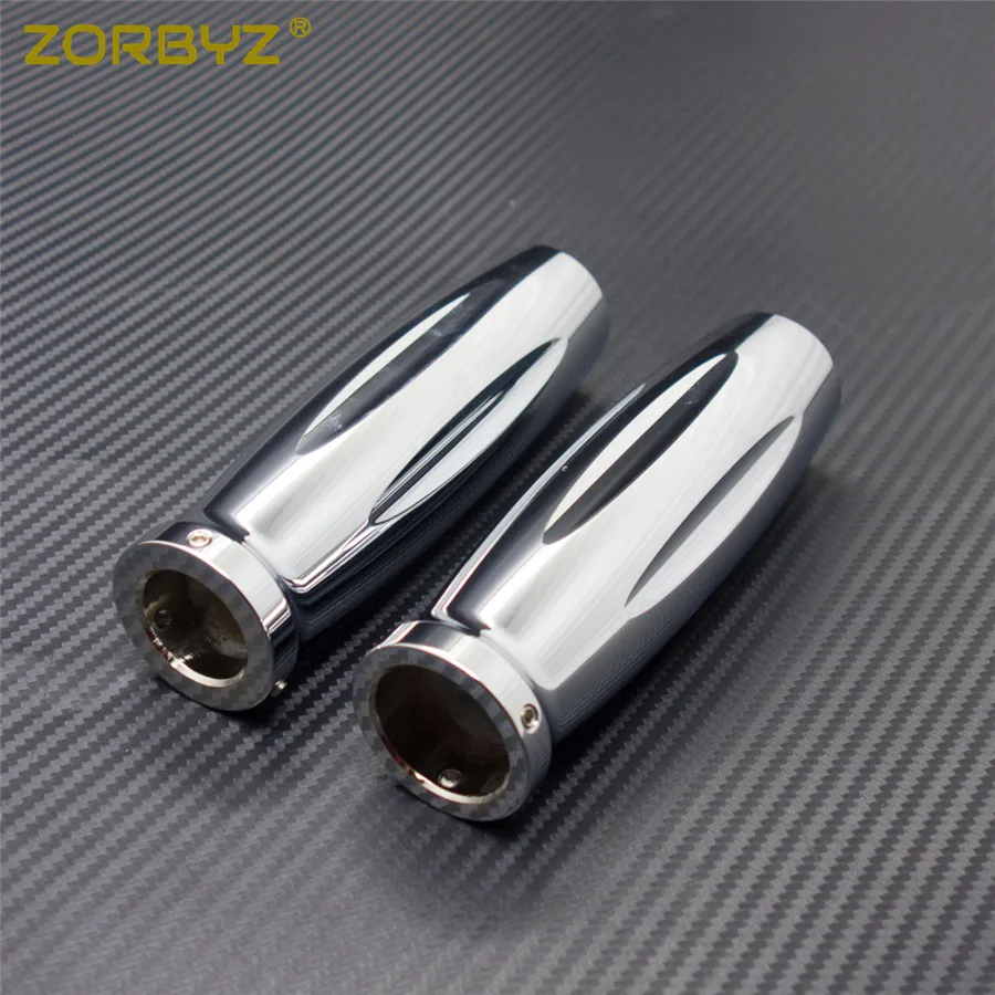 ZORBYZ 7/8" Motorcycle Chrome aluminum Handlebar Hand Grips for Harley Honda Suzuki
ZORBYZ 7/8" Motorcycle Chrome aluminum Handlebar Hand Grips for Harley Honda Suzuki