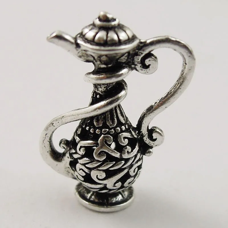 20pcs/pack Tea Pot Necklace Pendant Jewelry Findings Charms Handmade Silver Color Alloy Hollow Pot Charm Man Top Quality 37332
20pcs/pack Tea Pot Necklace Pendant Jewelry Findings Charms Handmade Silver Color Alloy Hollow Pot Charm Man Top Quality 37332