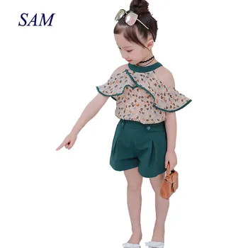 Children's Summer Fashion Clothing Sets 2019 New Girls Chiffon Halter Strapless Tops + Shorts 2 pcs Suits Print Clothes For Kids
Children's Summer Fashion Clothing Sets 2019 New Girls Chiffon Halter Strapless Tops + Shorts 2 pcs Suits Print Clothes For Kids