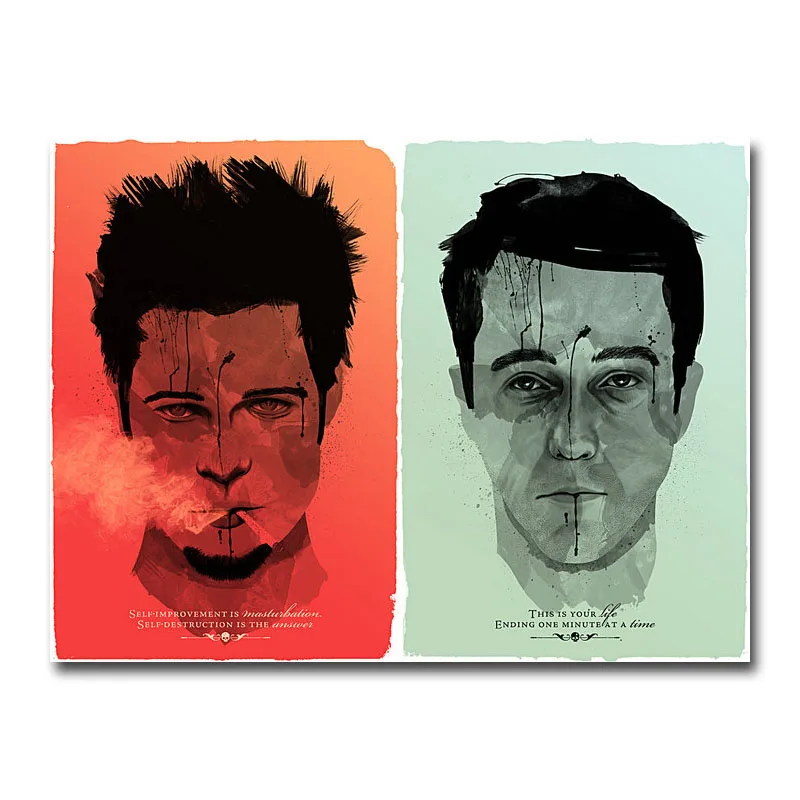 Art Silk Or Canvas Print Fight Club Brad Pitt Classic Hot Movie Poster 13x18 24x32 inch For Room Decor Decoration-004
Art Silk Or Canvas Print Fight Club Brad Pitt Classic Hot Movie Poster 13x18 24x32 inch For Room Decor Decoration-004